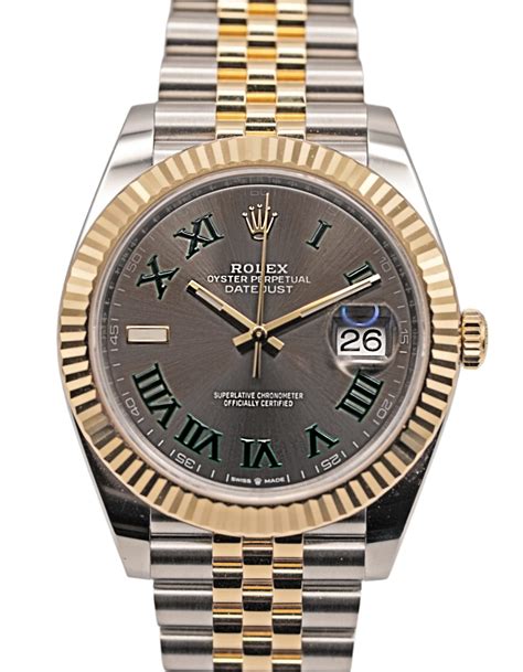 2 tone wimbledon rolex